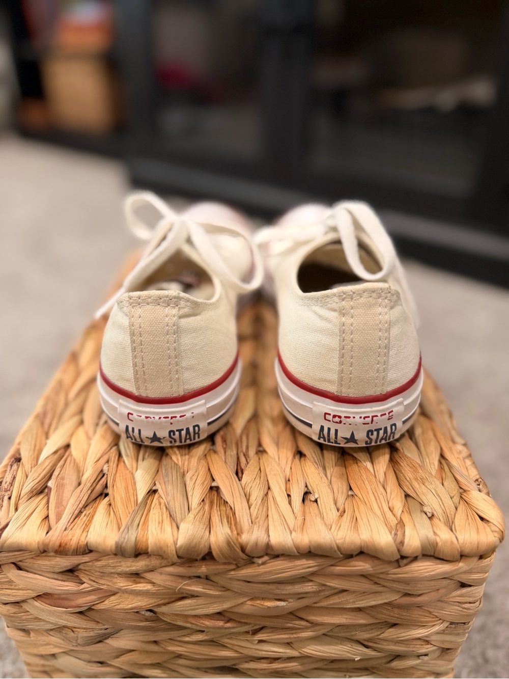 Converse Chuck Taylor All Star Low Top Optical White Sneakers Women’s 6 - Picture 4 of 9
